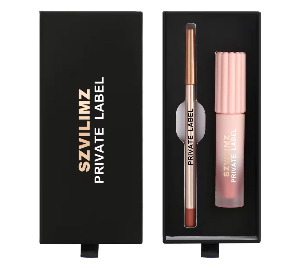 2-in-1 Waterproof Lipstick & Lip Gloss Kit